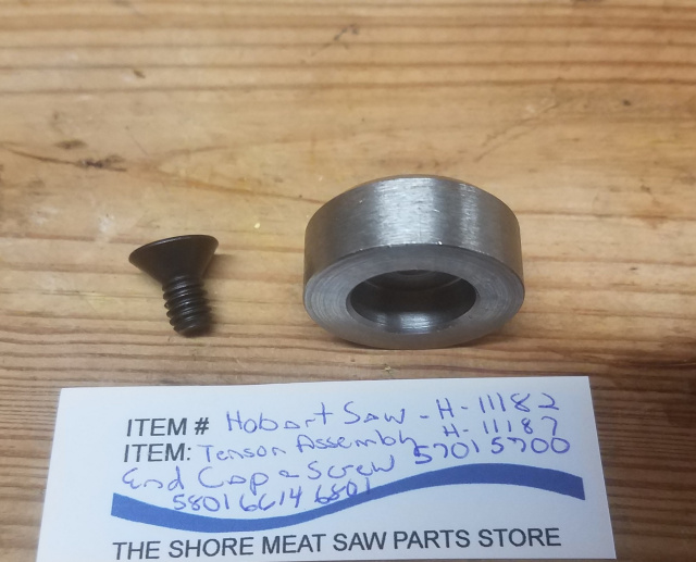 Hobart Saw 5700 5701 5801 6614 6801 Tension Assembly End Cap & Screw