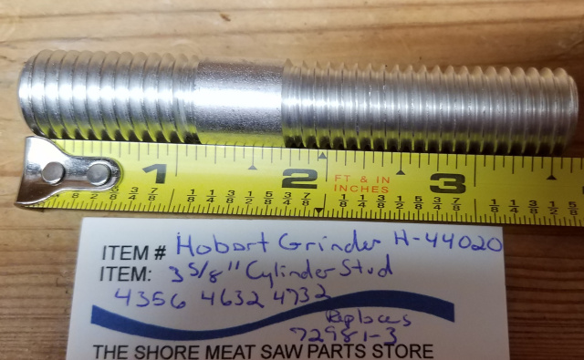Hobart Model 4356, 4732, 4632 Cylinder Stud 3 5/8" Replaces 72981-0003